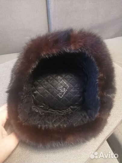 Норковая шапка мужская