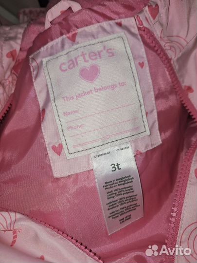 Ветровка для девочки carter's