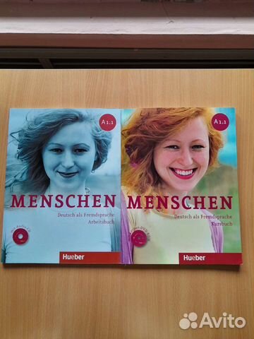 Учебник,рабочая тетрадь и диск. menschen