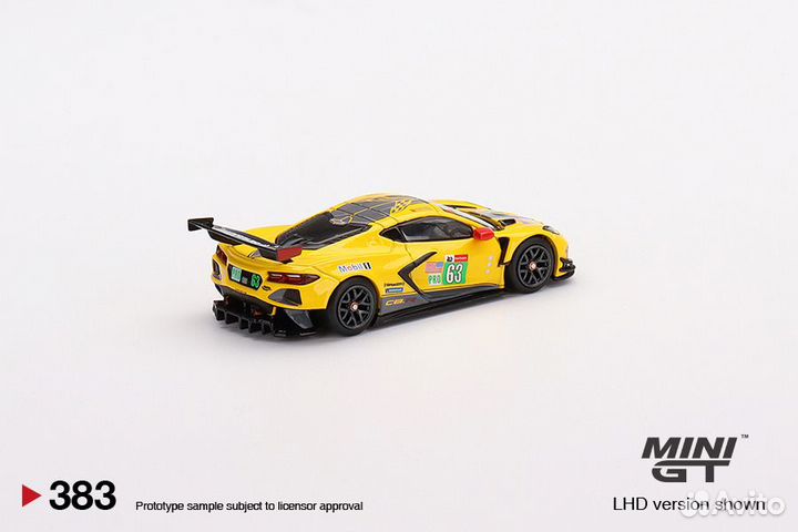 Модель Chevrolet Corvette 1/64 (mini gt)