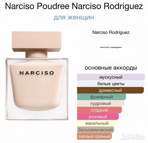 Духи Narciso Poudree Narciso Rodriguez 90мл