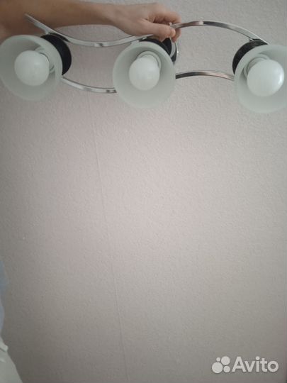 Люстра потолочная бу