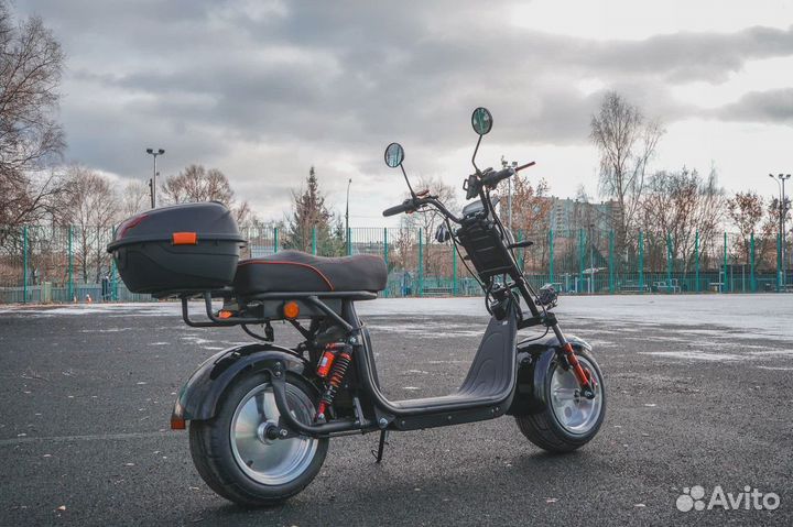 Электроскутер White Siberia PRO MAX 3950W Black