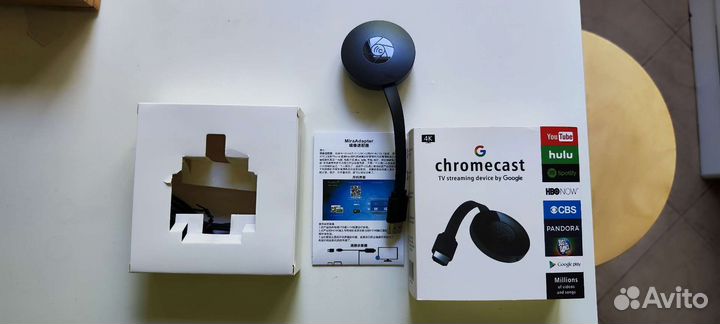 Google Chromecast Ultra 4Kприставка для смарт тв