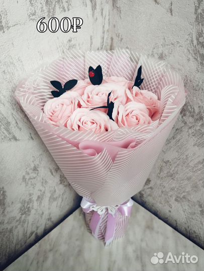 Букеты из мыльных цветов / мыльные букеты