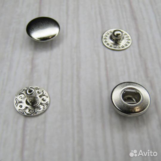 Кнопки галантерейные alfa Альфа 10 мм, набор 80 шт