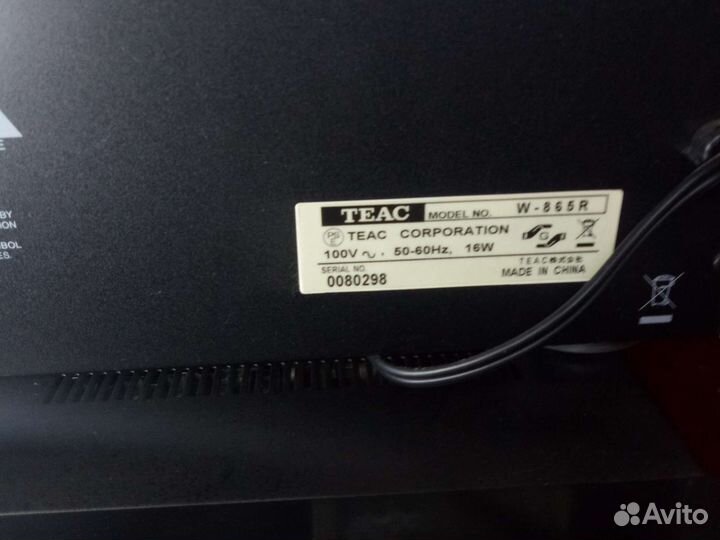Дека двух кассетная teac W-865R