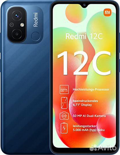 Xiaomi Redmi 12C, 4/128 ГБ