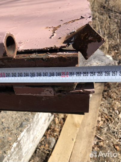 Ворота гаражные металлические бу