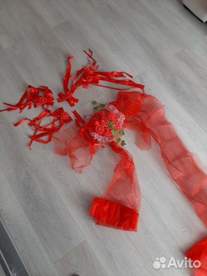 Свадебное украшение для авто