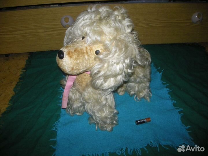Собака мягкая игрушка СССР собачка плюшевая самовы