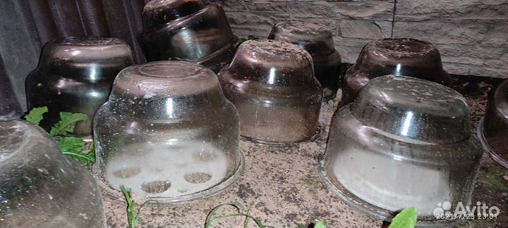 Стеклянная банка, горшок под цветы, эксекаторы