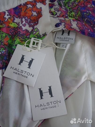 Halston heritage шелковое платье оригинал новое