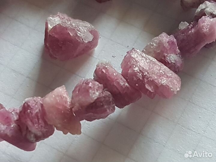 Родохрозит галтовка бусины