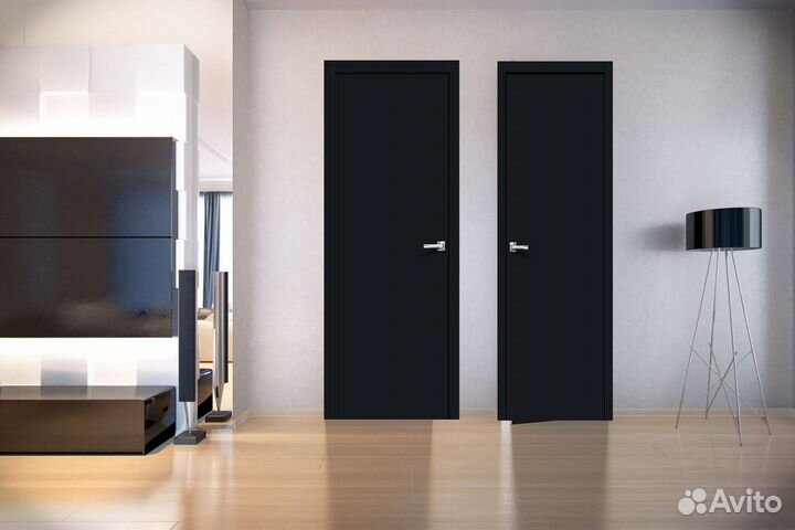 Межкомнатные двери в стиле хай-тек