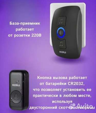 Дверной беспроводной звонок