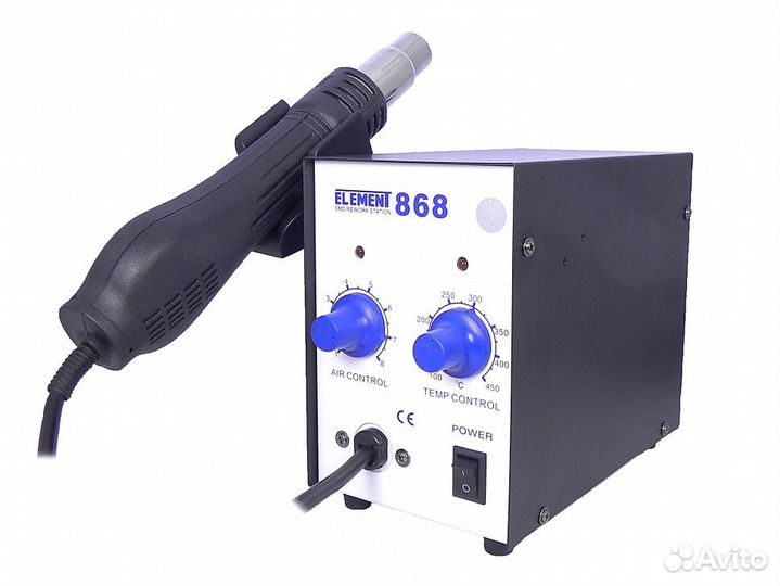 Паяльный фен element 868