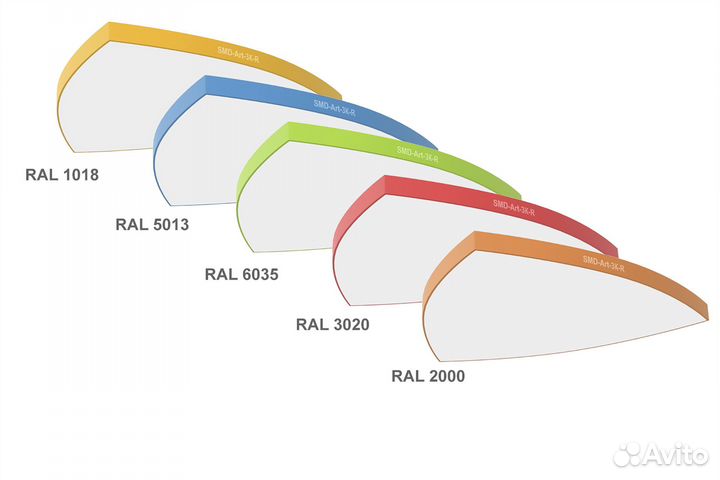 Светодиодная люстра форма полукруглый треугольник