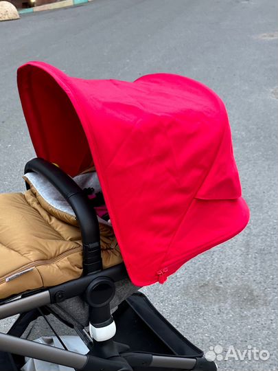 Капюшон bugaboo fox/cameleon красный
