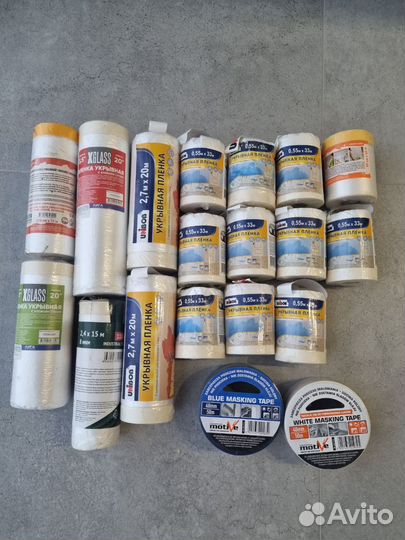 Пленка укрывная со скотчем