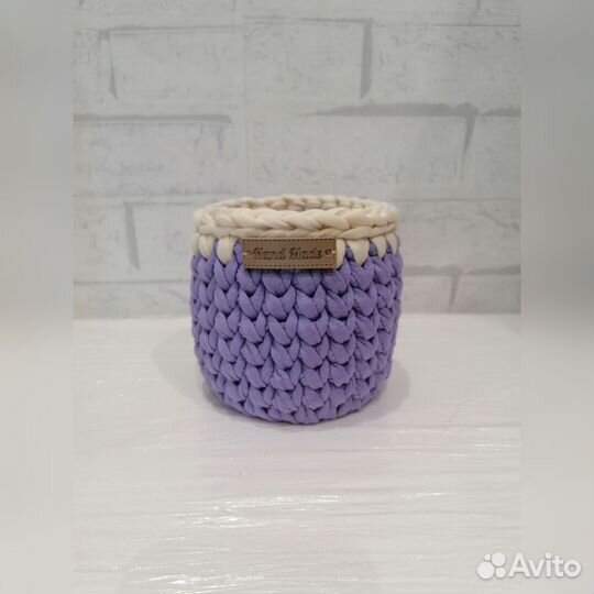 Корзинка вязаная для хранения