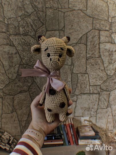 Вязаные игрушки Жираф