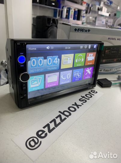 Магнитола 2 din для любого авто (новая, гарантия)