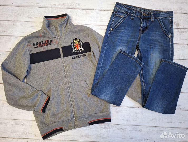 Фирменные вещи пакетом для мальчика 140 146