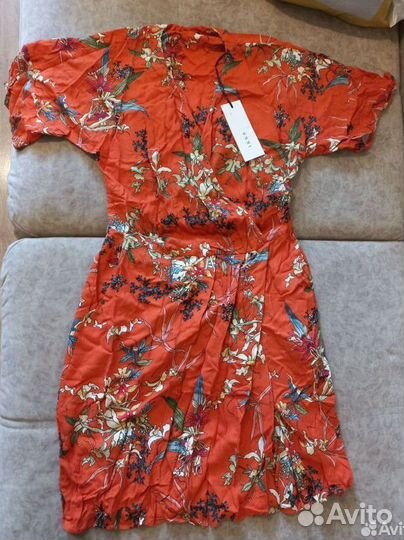 Летнее яркое платье с биркоц ikks р.M-L