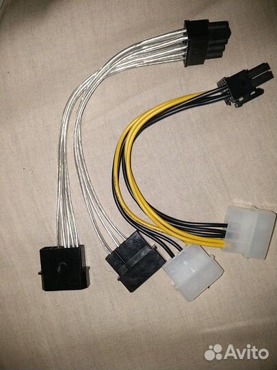 8 pin кабель питание видеокарты шнур адаптер