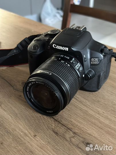 Зеркальный фотоаппарат canon 650d
