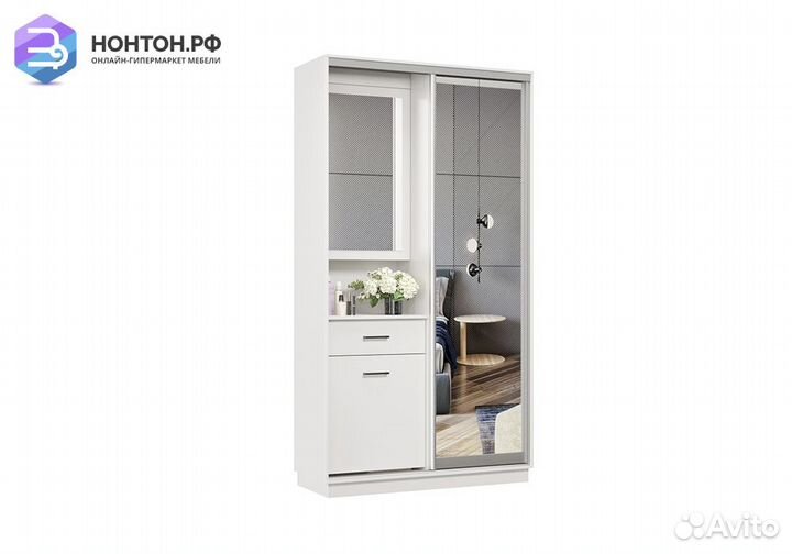 Прихожая-купе Мэн белая