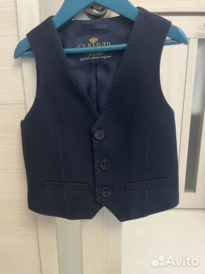 Жилет школьный для мальчика, 122