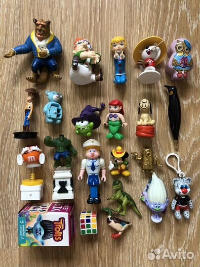 Киндер сюрприз игрушки ландрин топперы