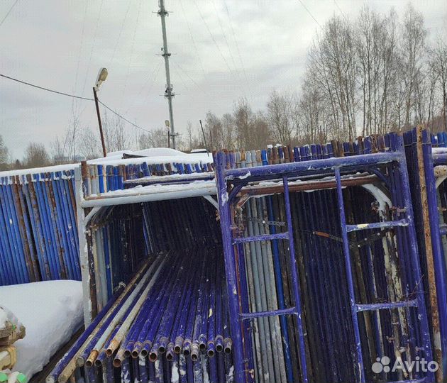 Строительные леса рамные