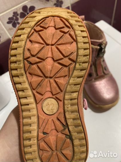 Ботинки зимние для девочки 22