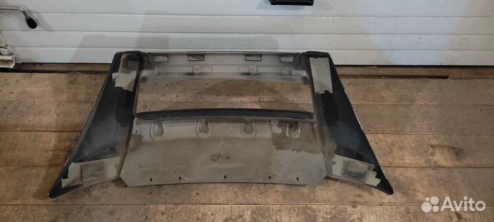 Mitsubishi outlander xl накладка на бампер