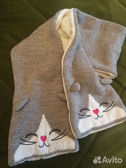 Шапочка и шарф для девочки