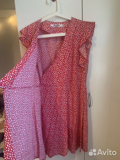 Платье летнее красное
