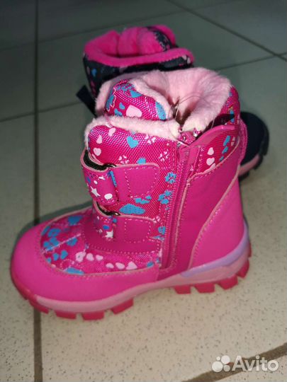 Сапоги девочка новые зимние мембрана 23