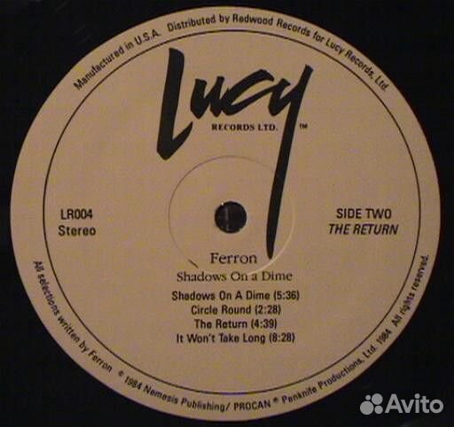 LP.Ferron - Shadows On A Dime - 1984