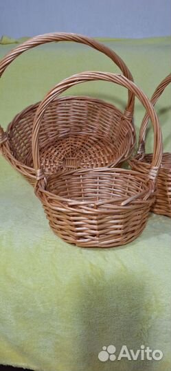 Корзина плетеная на пасху