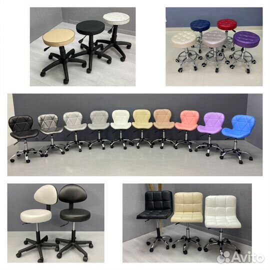 Стул мастера со спинкой / без спинки