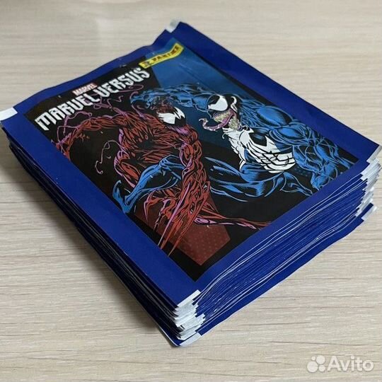 Наклейки panini marvel versus закрытые 25 штук