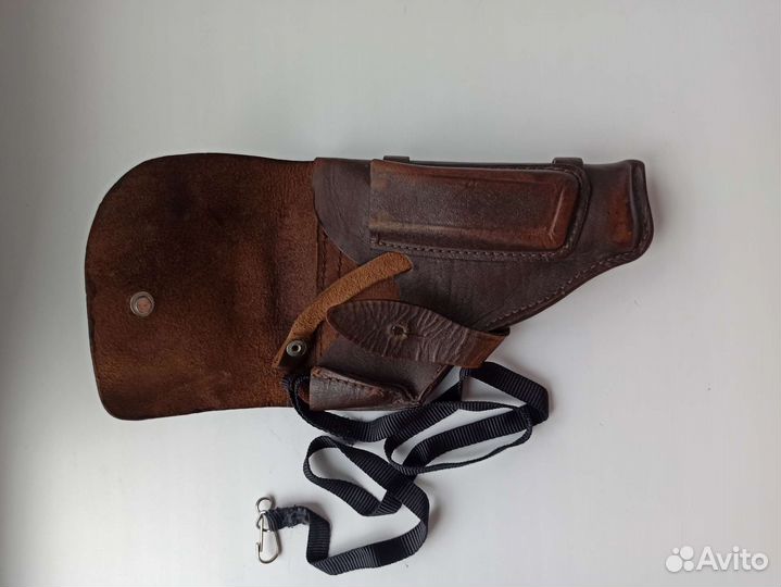 Кобура для пистолета пм из натуральной кожи