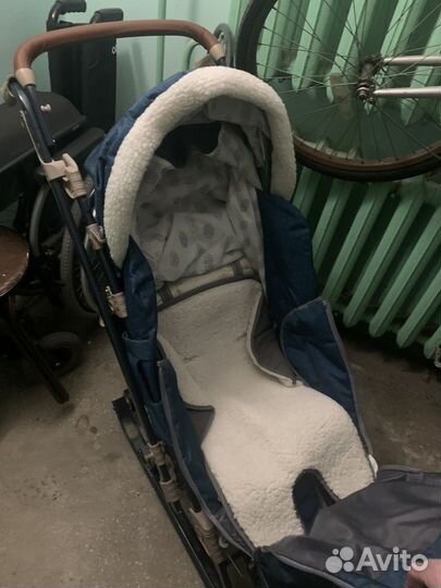 Санки коляска Ника 7 8