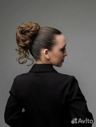 Шиньон на крабе