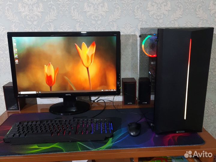 Игровой компьютер с монитором полный комплект