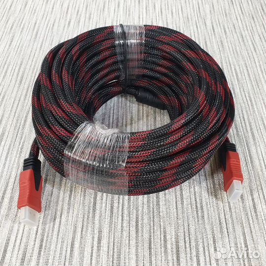 Кабель hdmi-hdmi в жесткой оплетке 5 метров