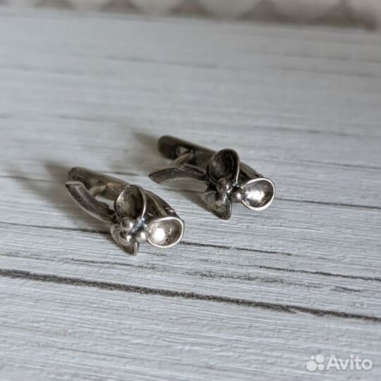 Серьги серебро СССР